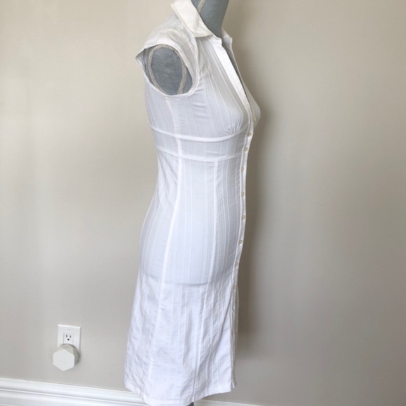 H&M -White Fitted Dress - Picture 2 of 4